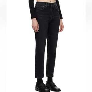 AGOLDE RILEY JEANS - Black - Size 28